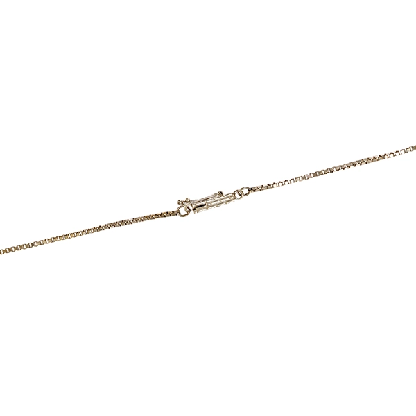 Collierkette, Venezianer-, 14K, Weißgold