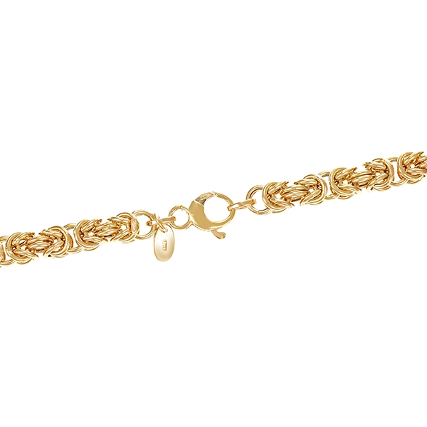Goldkette, 14K, Gelbgold, Königs-