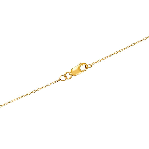 Collier, 18K, Gelbgold, Brillant 0,25 ct