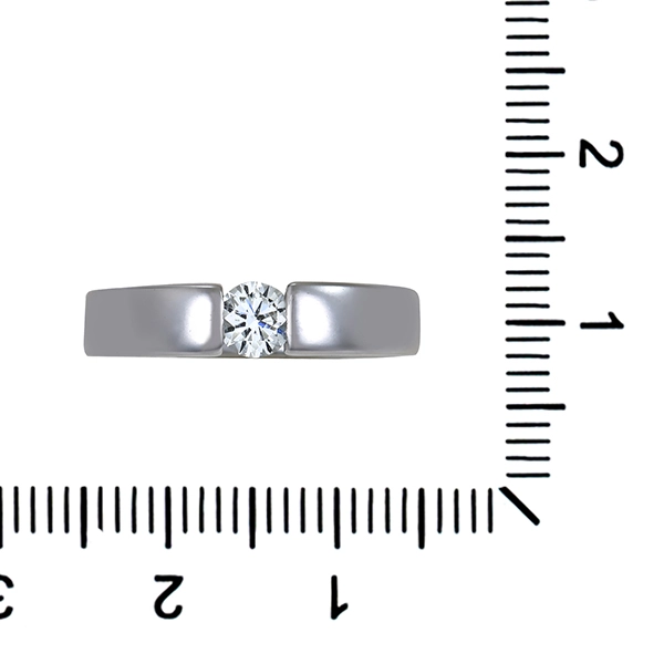 Diamantring, 14K, Gelb-/Weißgold, Brillant 0,31 ct