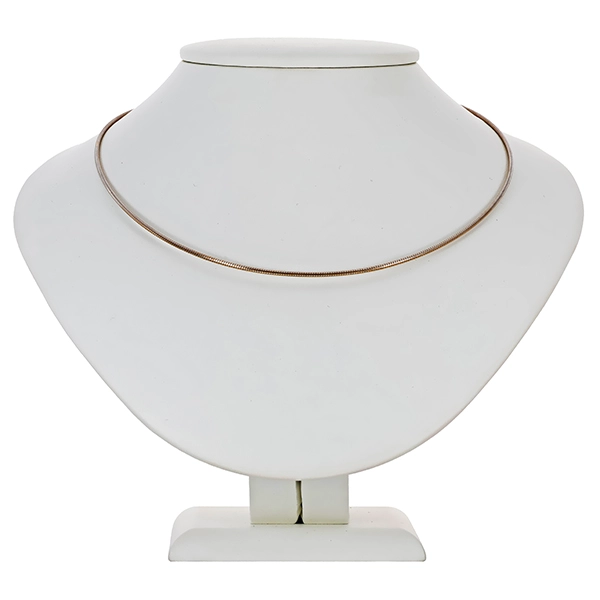 Collier, 18K, Weißgold, Omega