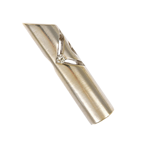 Anhänger, 14K, Weißgold, Brillant