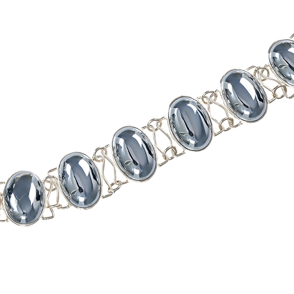 Armband, Silber 925, Hämatit