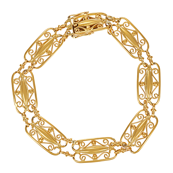 Armband, 18K, Gelbgold