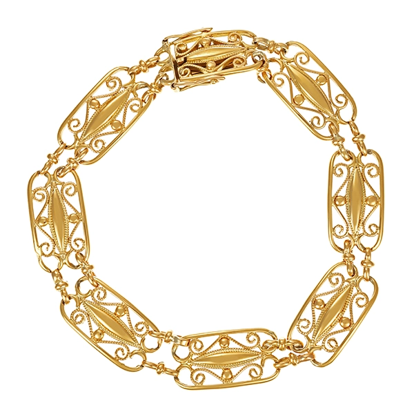Armband, 18K, Gelbgold