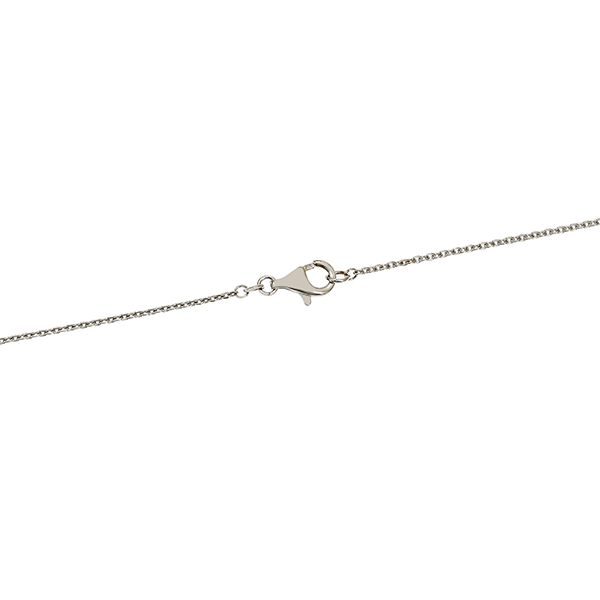 Collier, 18K, Weißgold, Brillanten
