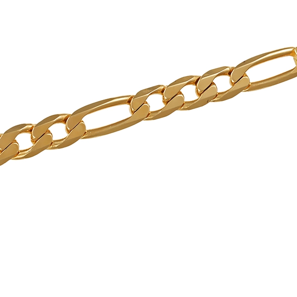 Armband, 14K, Gelbgold, Figaro-