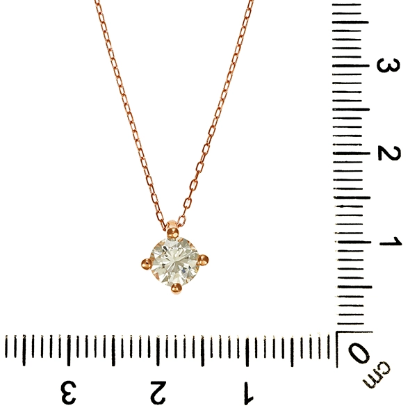Collier, 14K, Rotgold, Brillant 0,70 ct