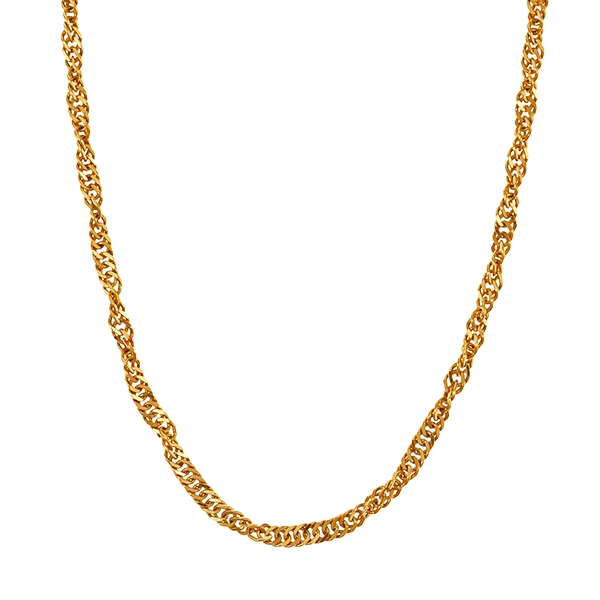 Collierkette, 21K, Gelbgold