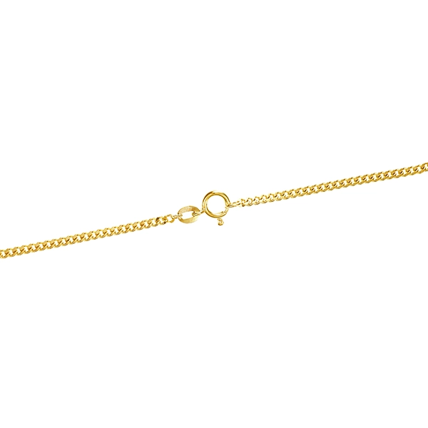 Kette, 14K, Gelbgold, Panzer-