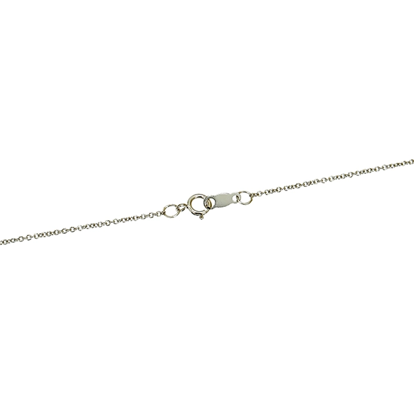 Collier, 14K, Weißgold, Brillanten