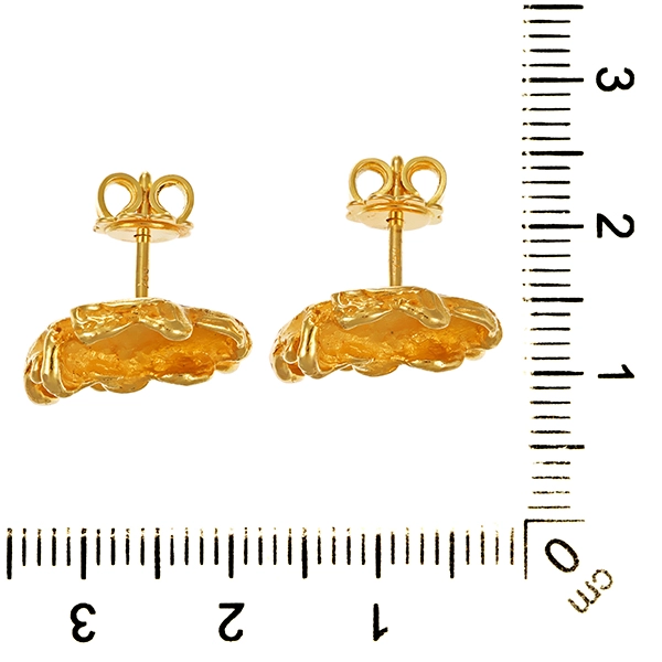 Ohrstecker, 18K, Gelbgold