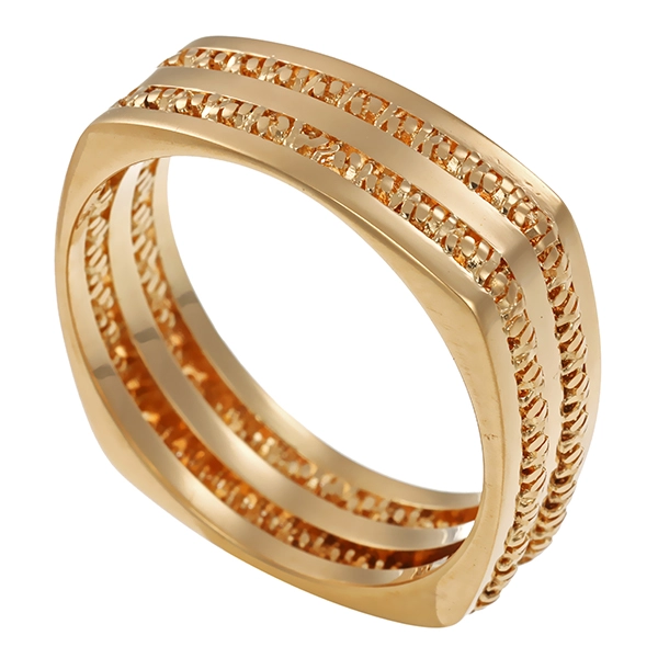 Herrenring, 14K, Gelbgold