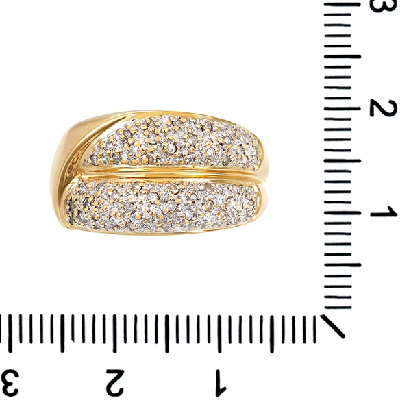 Diamantring, 14K, Diamanten 0,25 ct