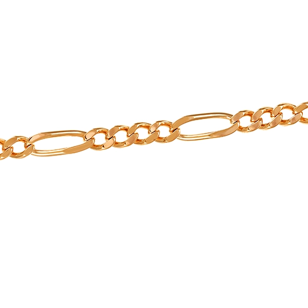 Armband, 14K, Gelbgold, Figaro-