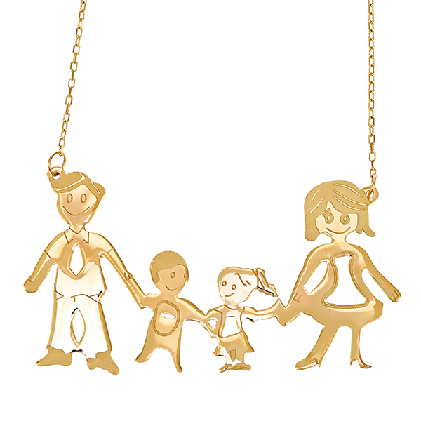 Collier, 14K, Gelbgold