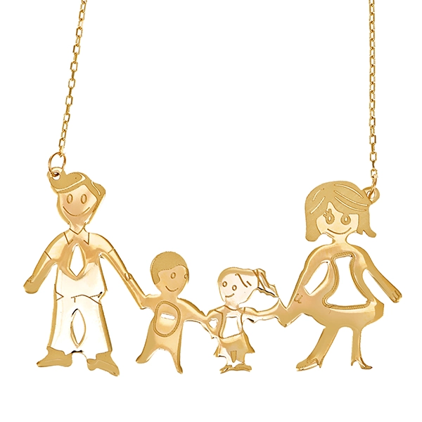 Collier, 14K, Gelbgold