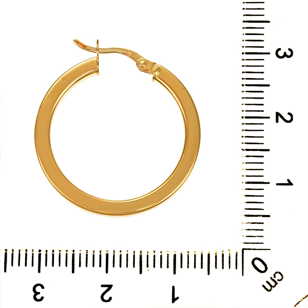 Creolen, 14K, Gelbgold