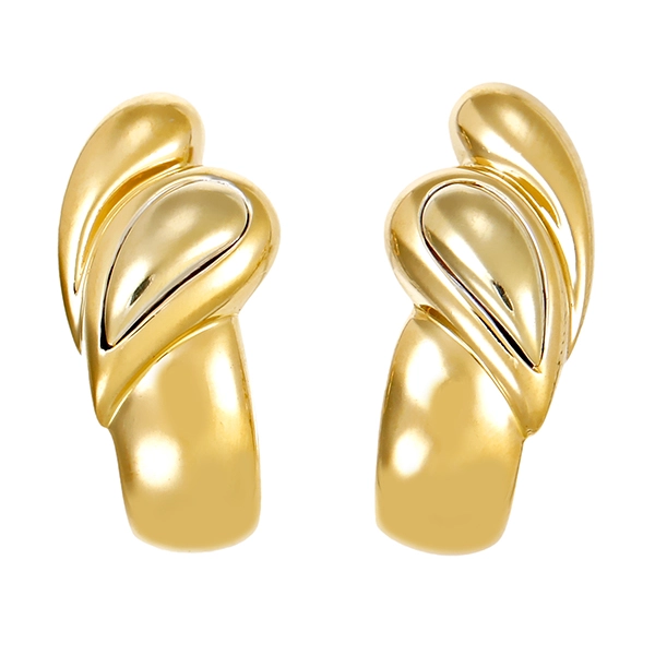 Ohrstecker, 14K, Gelb-/Weißgold
