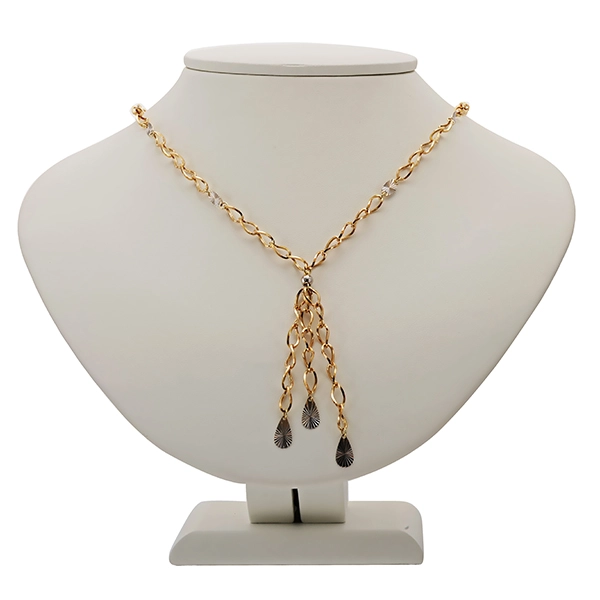 Collier, 14K, Gelb-/Weißgold
