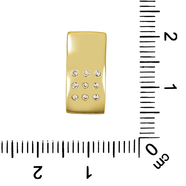 Anhänger, 14K, Gelbgold, Brillant