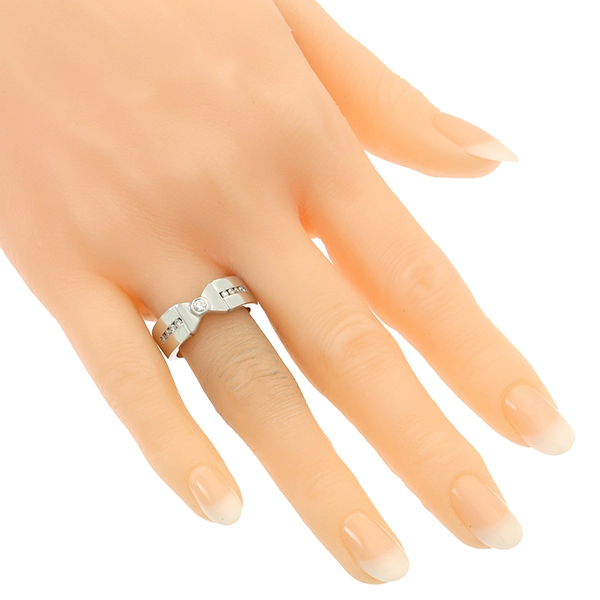 Diamantring, 18K, Weißgold, Brillanten