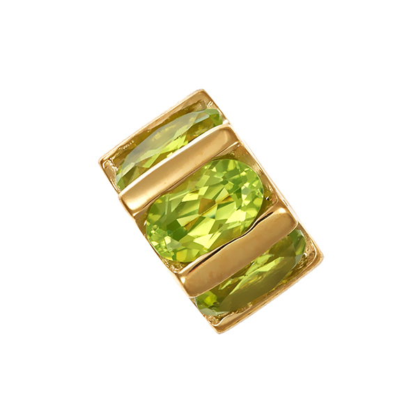 Anhänger, 9K, Gelbgold, Peridot