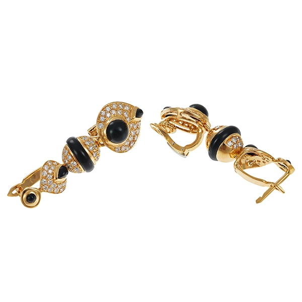 Ohrschmuck, 18K, Gelbgold, Brillant