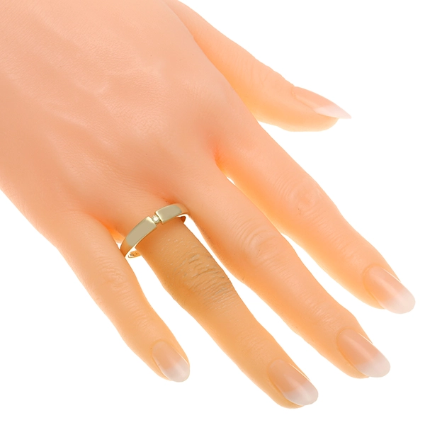 Brillantring, 8K, Gelbgold