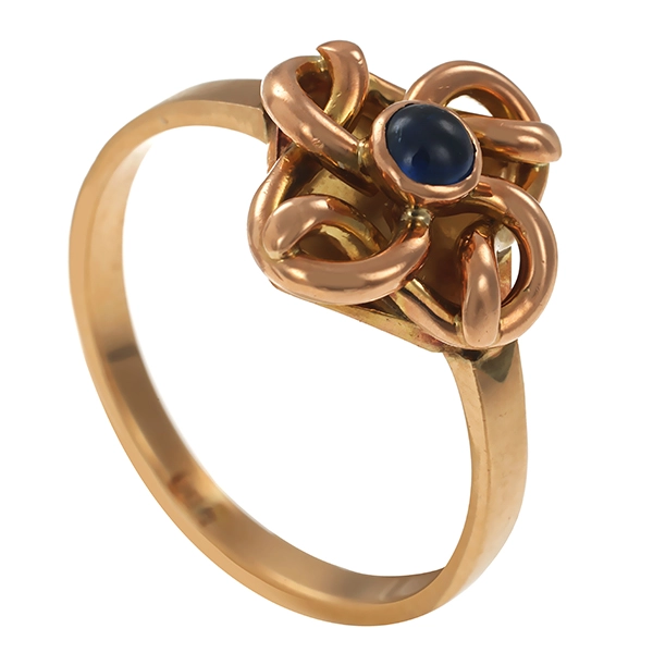 Ringe, 14K, Gelbgold, Schmuckstein