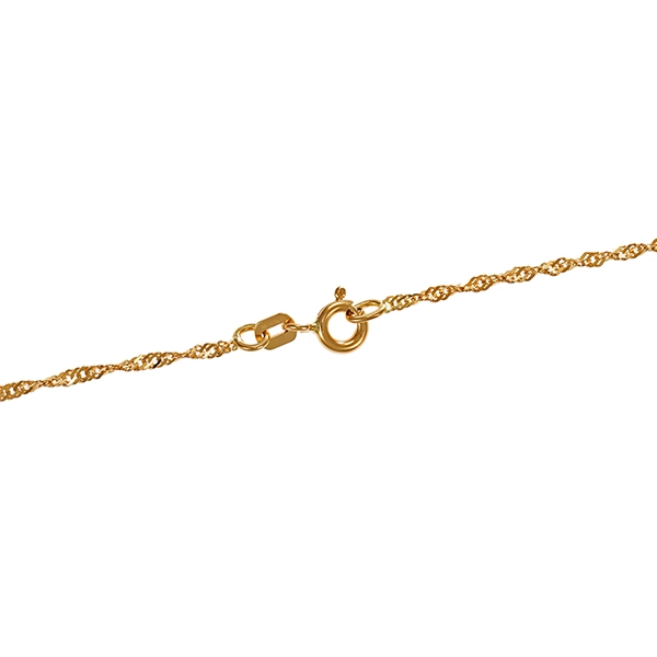 Goldkette, 18K, Gelbgold, Singapur-