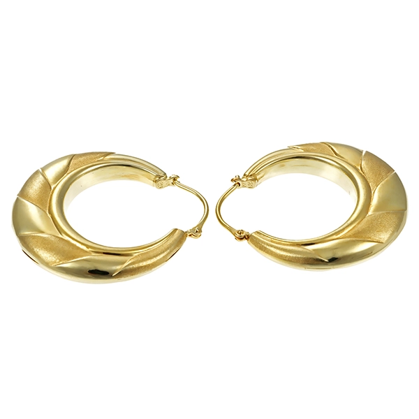 Creolen, 14K, Gelbgold