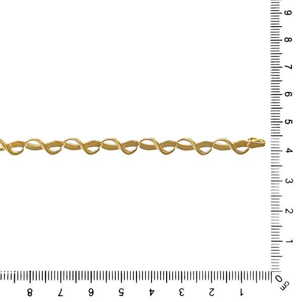 Armband, 14K, Gelb-/Weißgold
