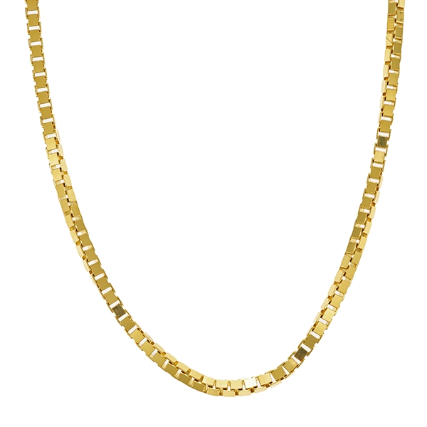 Kette, 14K, Gelbgold, Venezianer-