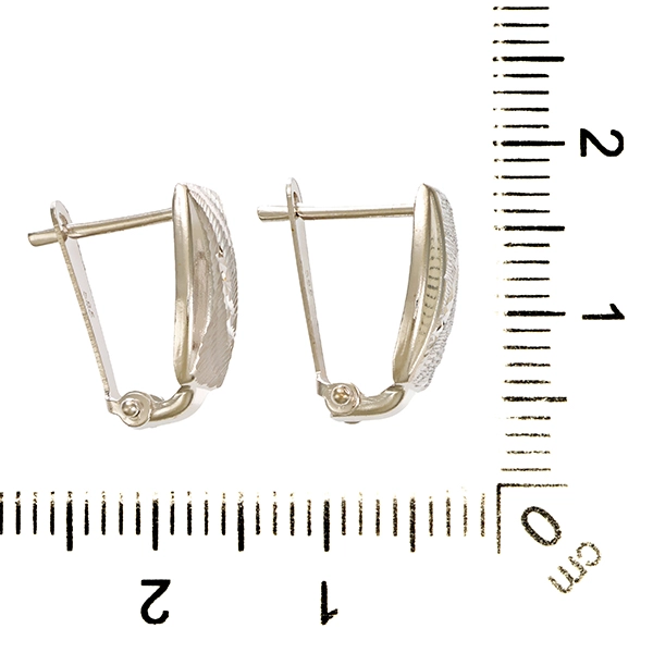 Ohrhänger, 14K, Weißgold