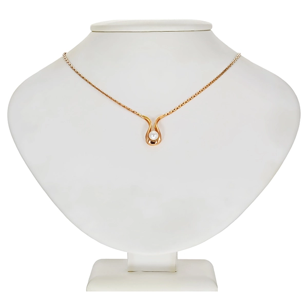 Collier, 8K, Gelbgold, Perle