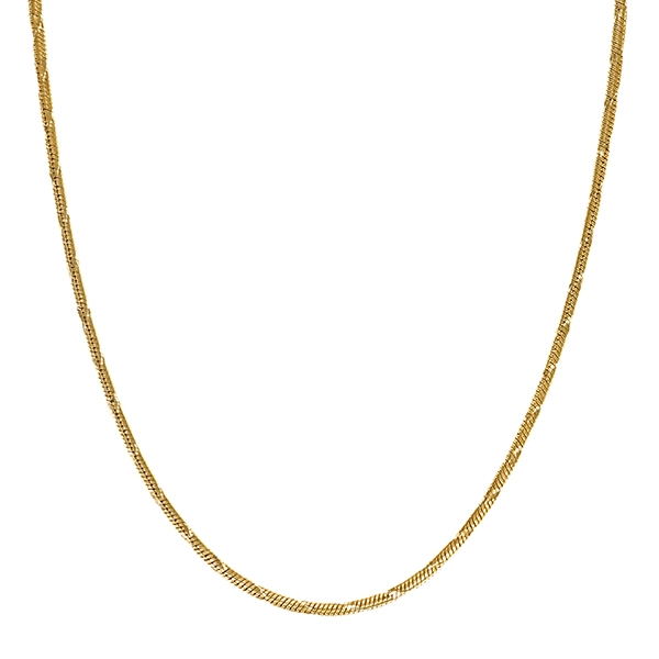 Collierkette, 14K, Gelbgold, Schlange