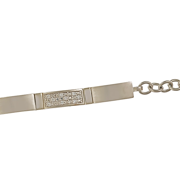 Armband, 925 Silber, Zirkonia
