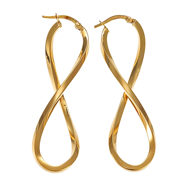 Creolen, 14K, Gelbgold