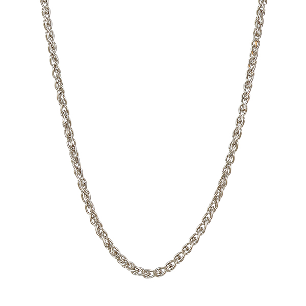 Collierkette, 14K, Weißgold