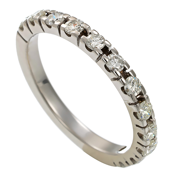 Diamantring, 14K, Weißgold, Brillanten 0,50 ct