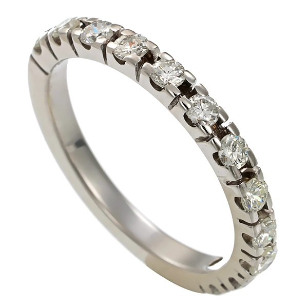 Diamantring, 14K, Weißgold, Brillanten 0,50 ct
