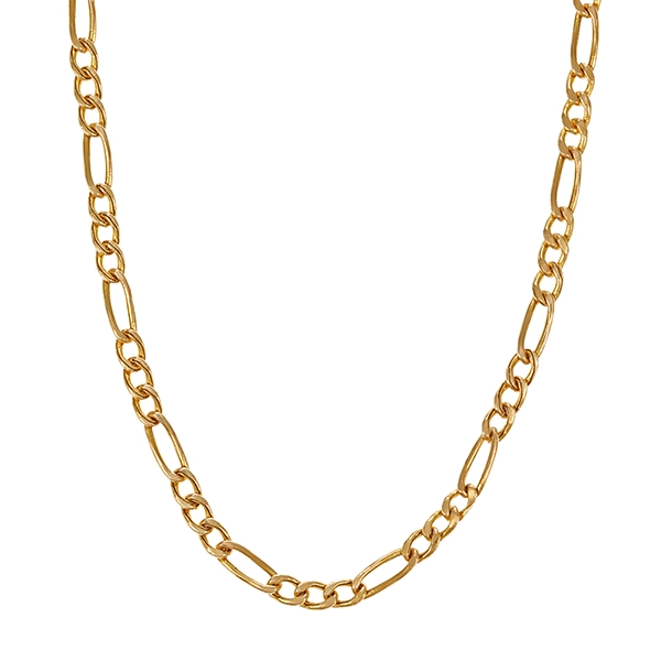 Kette, 14K, Gelbgold, Figaro