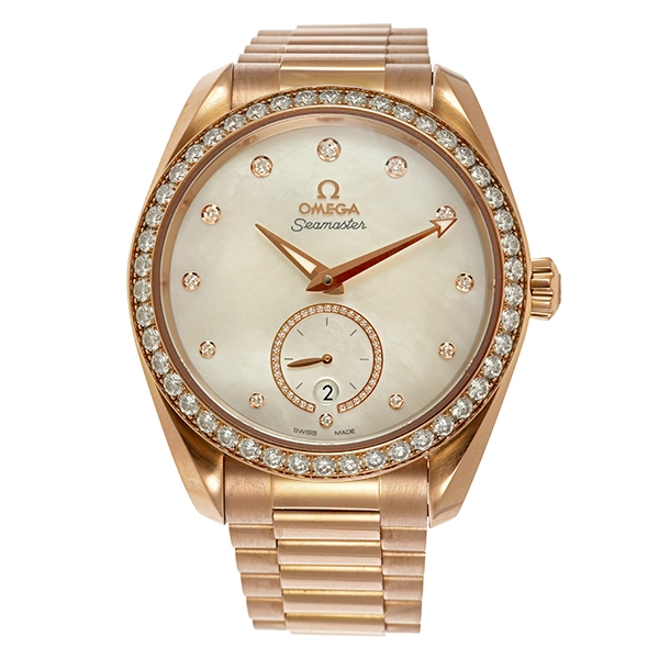 Damenuhr, Omega 'Seamaster Aqua Terra' Sedna Gold