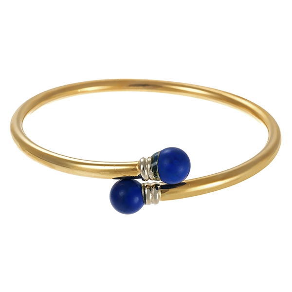 Armreif, 14K, Gelbgold, Lapis