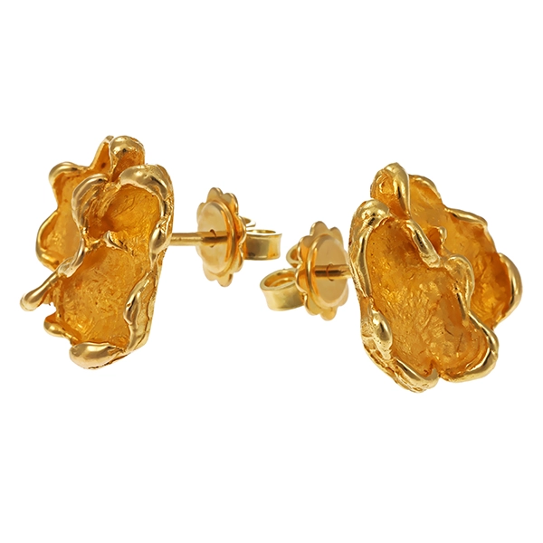 Ohrstecker, 18K, Gelbgold