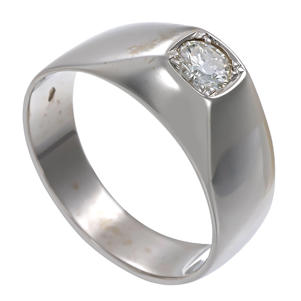 Brillantring, 14K, Weißgold, 0,33ct