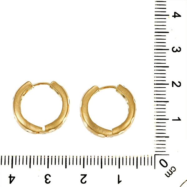 Creolen, 14K, Gelbgold