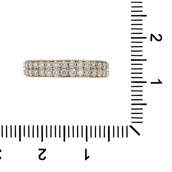 Brillantring, 9K, Weißgold