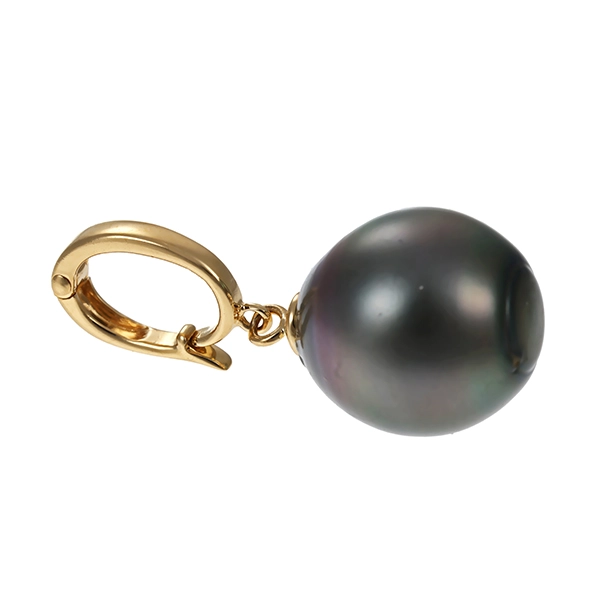 Anhänger, 14K, Gelbgold, Perle